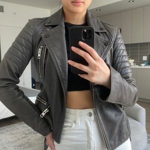 Allsaints Leoni Leather Jacket